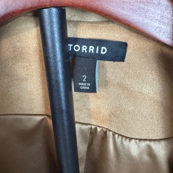 Torrid Tan Faux Leather Jacket - Picture 6 of 6